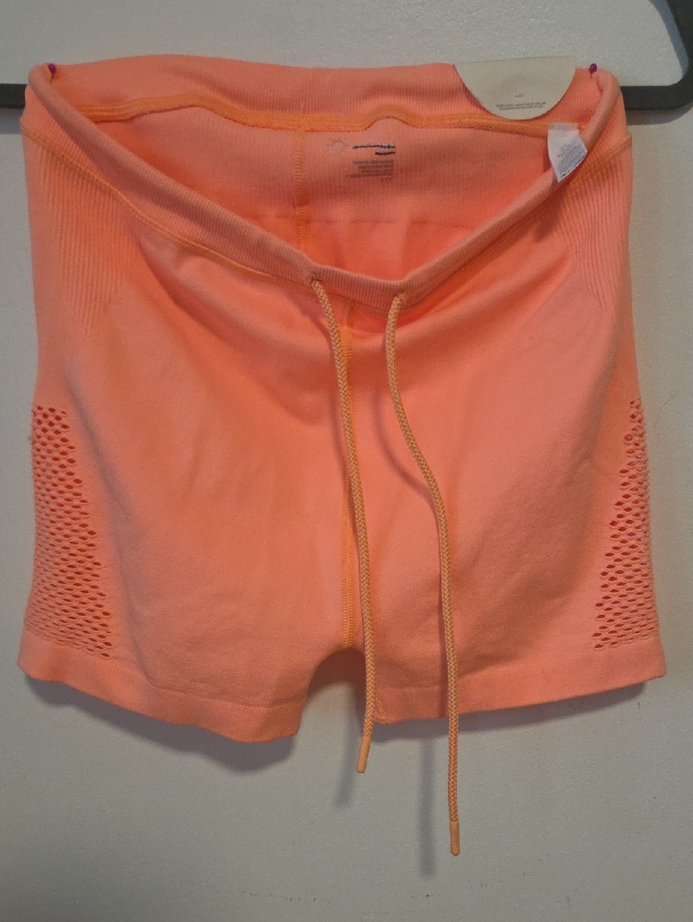Offline By Aerie Coral Seamless Drawstring Shorts